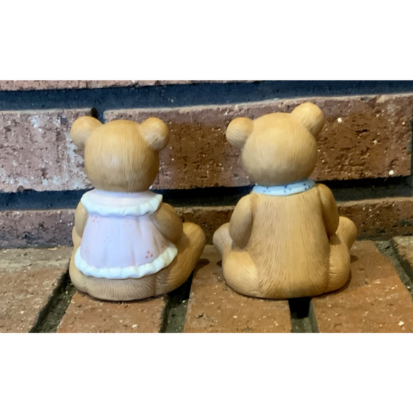 HOMCO 1405 Apples & 1405 Honey Bears 4" Tall Figurines - Picture 2 of 5